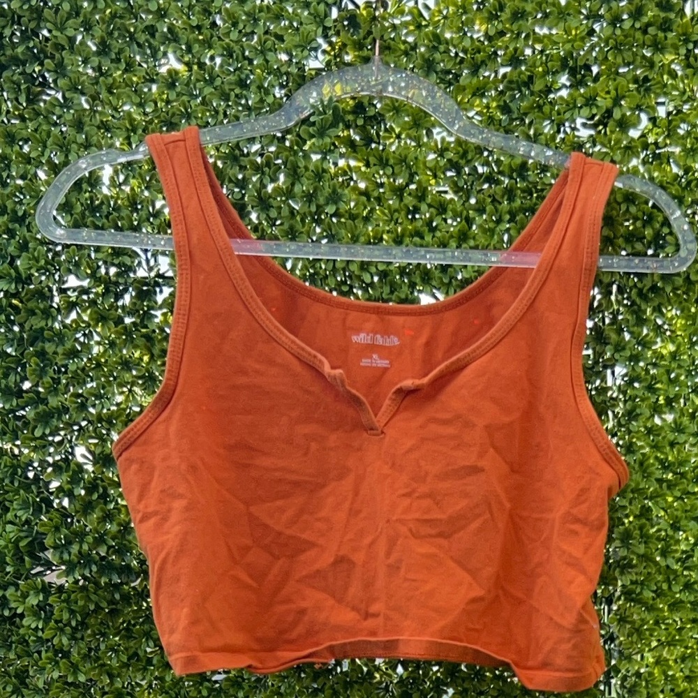 Orange Crop Top